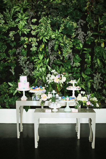 Bridal shower dessert table