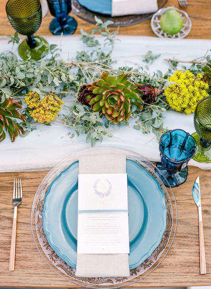 Succulent centerpiece