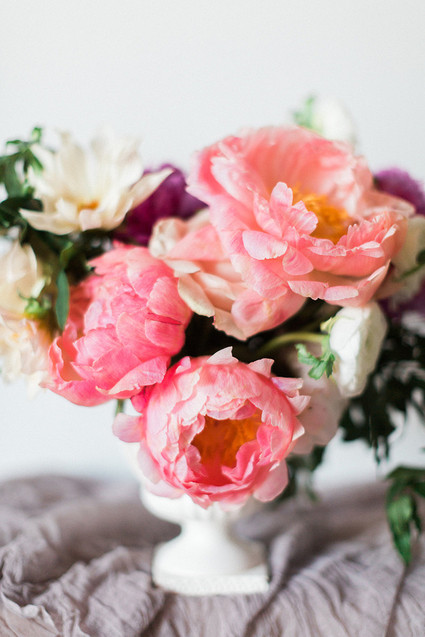 Pretty peony wedding inspiration Inspiration