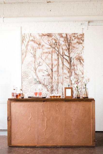 Feminen forest wedding inspiration Inspiration