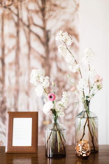 Feminen forest wedding inspiration