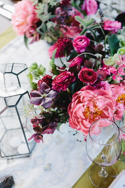 Pink peony florals