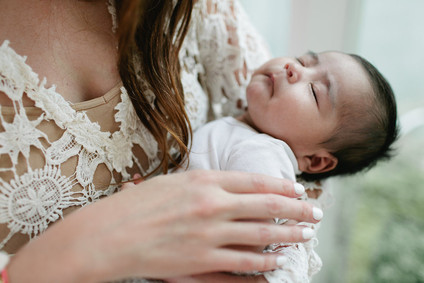 All white baby shower