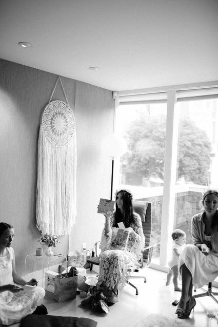 All white baby shower