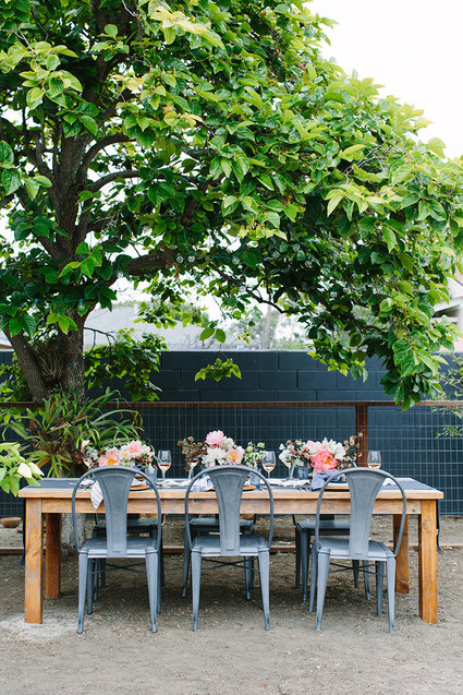Summer oysters and rose party with 100 Layer Cake and Crate and Barrel