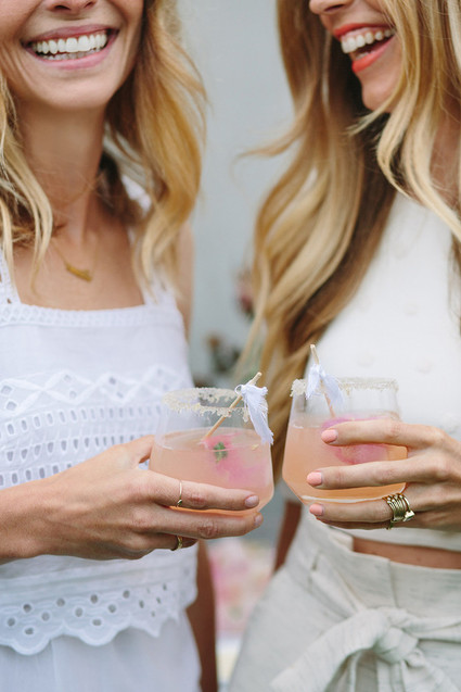 Rose and oysters party with Crate and Barrel and 100 Layer Cake