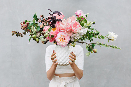 Rose and oysters party with Crate and Barrel and 100 Layer Cake