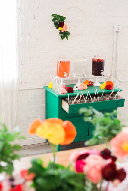 Floral mother-daughter brunch