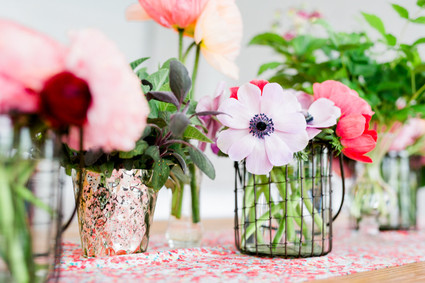 Floral mother-daughter brunch