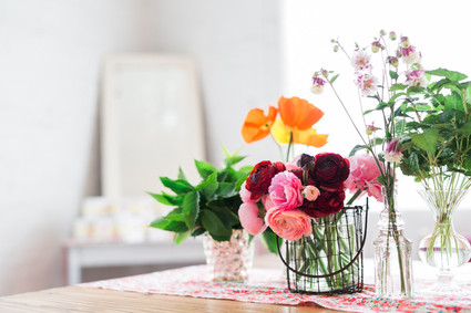 Floral mother-daughter brunch