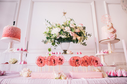 Floral twin 1st birthday party