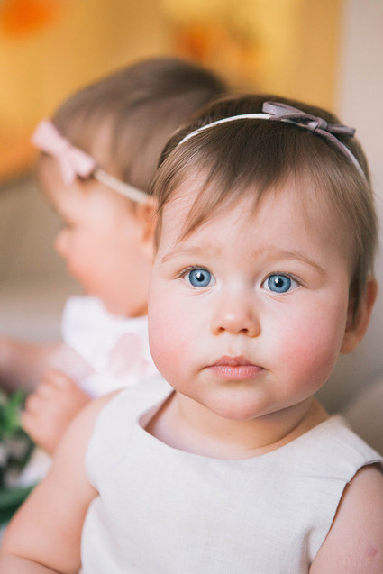 Floral twin 1st birthday party