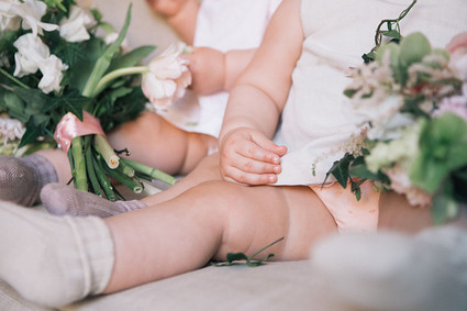 Floral twin 1st birthday party