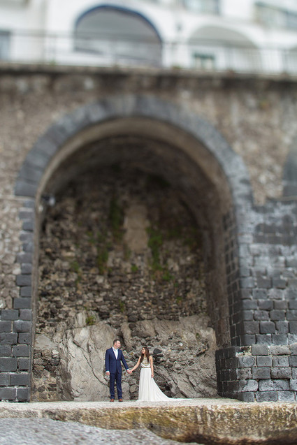 Coastal Italy elopement