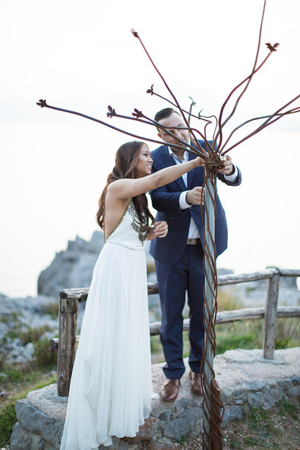Coastal Italy elopement