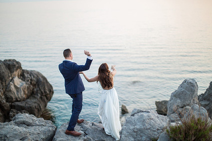 Coastal Italy elopement