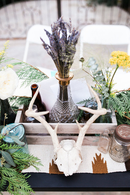 Rustic California garden wedding