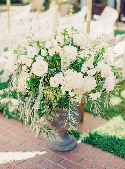 White summer flowers
