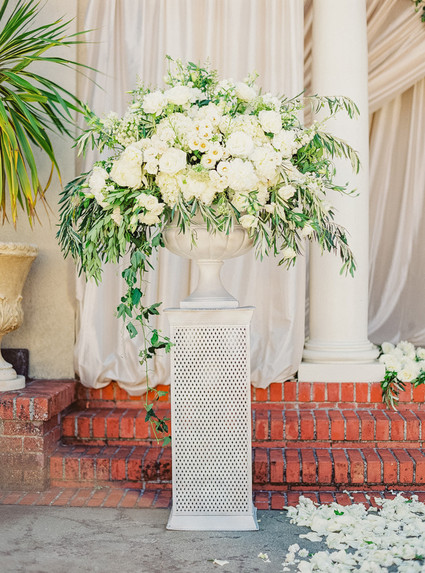 White summer flowers