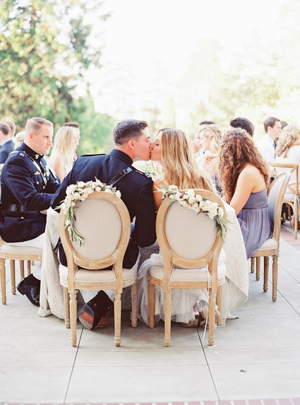 Classic garden villa wedding in California