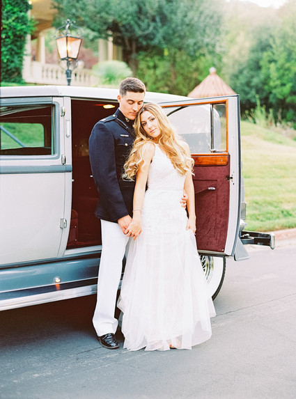 Classic garden villa wedding in California