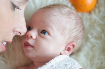 Summery newborn photos