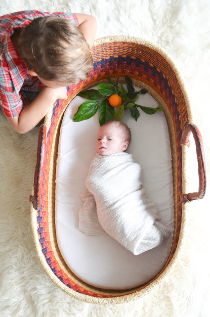 Summery newborn photos