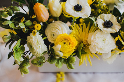 Sunny yellow baby shower ideas