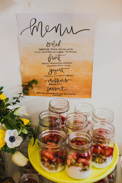 Sunny yellow baby shower ideas