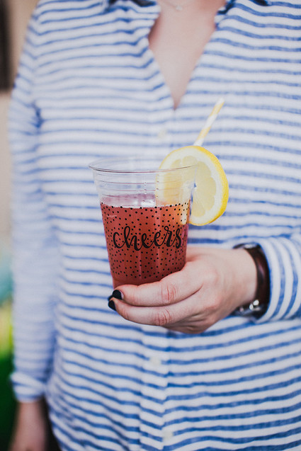 Sunny yellow baby shower ideas