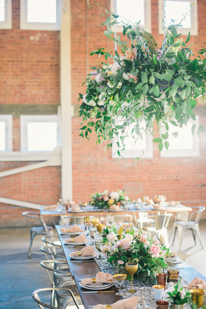 Modern loft wedding in San Diego Inspiration