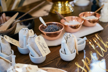DIY tub tea station