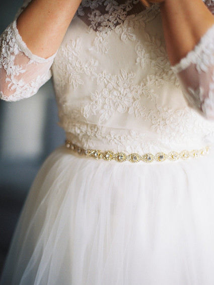 2-piece wedding dress