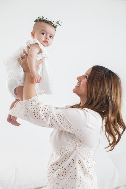 All white family photos