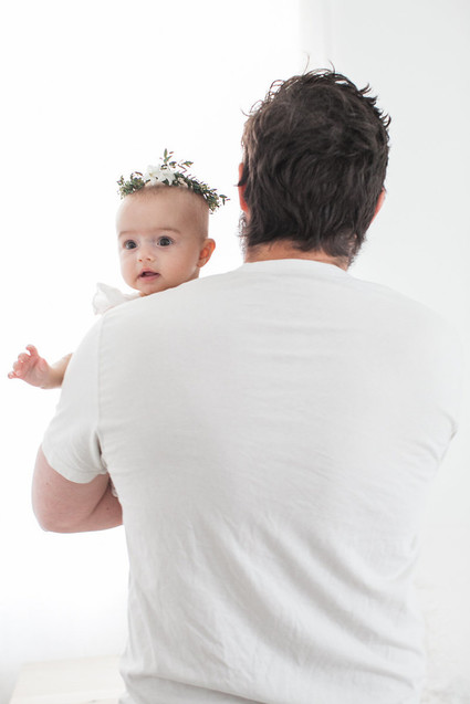 All white family photos