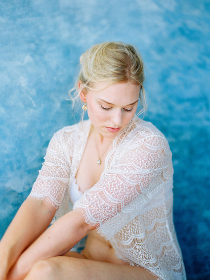 Spring styled boudoir editorial