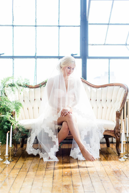 Spring styled boudoir editorial