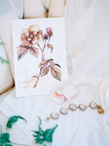 Spring styled boudoir editorial