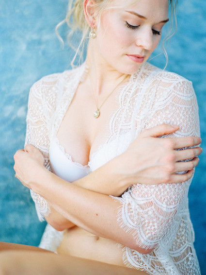 Spring styled boudoir editorial