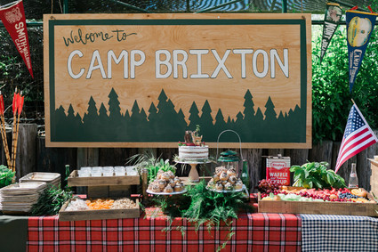 Vintage camp birthday party