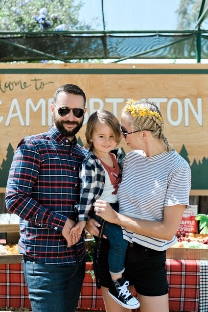 Vintage camp birthday party