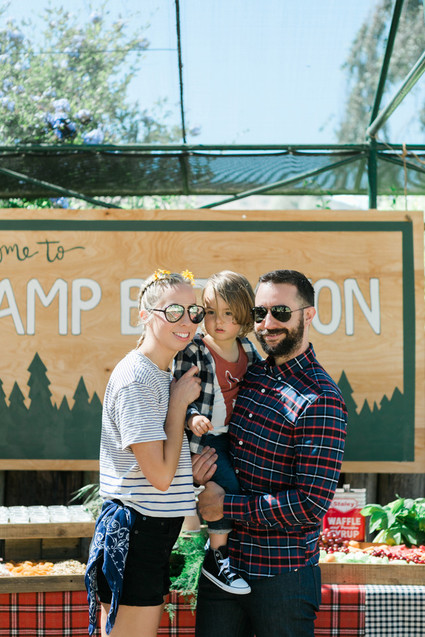 Vintage camp birthday party