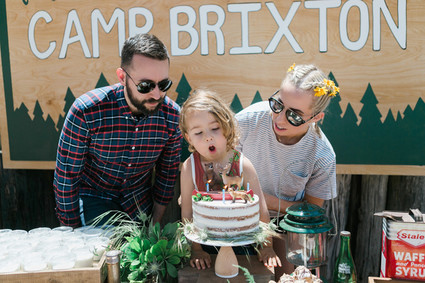 Vintage camp birthday party