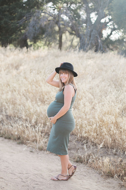Sunset maternity + family session in Topanga