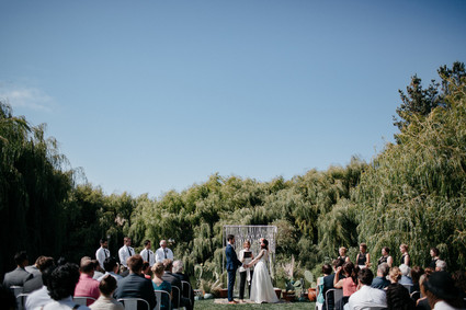 Bohemian farm wedding