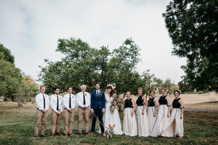 Bohemian farm wedding