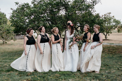 Bohemian farm wedding