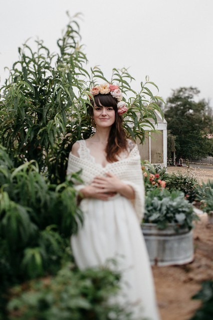 Bohemian farm wedding