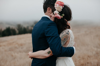 Bohemian farm wedding