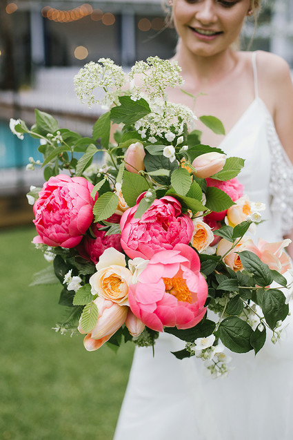 Peony bouquet
